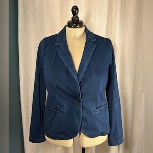 Lane Bryant Denim Blazer Plus Size